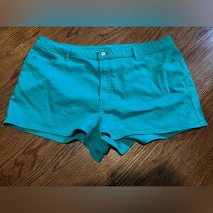 Old Navy teal high rise wow shorts size 22 nwot